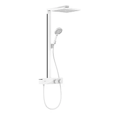 Душова система з термостатом Hansgrohe Raindance E Showerpipe 350 1jet EcoSmart 27362700 білий матовий