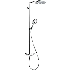 Душевая система с термостатом HANSGROHE Raindance S 240 Showerpipe PowderRain 27633000
