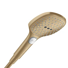 Ручной душ Hansgrohe Raindance Select E 120 3jet PowderRain EcoSmart+ 28729140 бронза