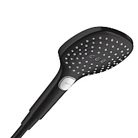 Ручний душ Hansgrohe Raindance Select E 120 3jet PowderRain EcoSmart+ 28729670 чорний матовий