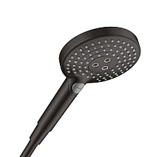 Ручний душ Hansgrohe Raindance Select S 120 3jet PowderRain EcoSmart+ 26516670 чорний матовий