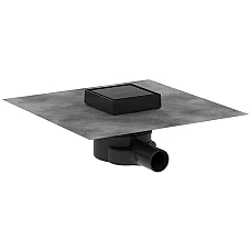 Точечный трап Hansgrohe RainDrain Point 56247670 Matt Black 100/100 мм