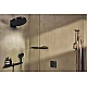 Шлангове під'єднання з поличкою L Hansgrohe Porter 500 Rainfiniti 26843670 Matt Black