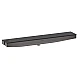 Шлангове під'єднання з поличкою L Hansgrohe Porter 500 Rainfiniti 26843340 Brushed Black Chrome
