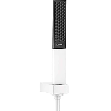 Душевой набор 0 1jet Porter 1.25м Matt White HANSGROHE Rainfinity 100 26857700