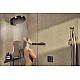 Шлангове під'єднання з поличкою R Hansgrohe Porter 500 Rainfiniti 26858670 Matt Black