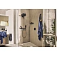 Шлангове під'єднання з поличкою R Hansgrohe Porter 500 Rainfiniti 26858670 Matt Black