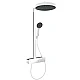 Душова система з термостатом Hansgrohe Rainfinity Showerpipes EcoSmart 28742700 Matt White