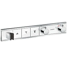 Термостат для душу HANSGROHE RainSelect 15356400 з 3 кнопками (білий / хром)
