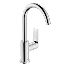 Змішувач для умивальника рух. носик з д/к pop-up Chrome Hansgrohe Rebris E 210 Coolstart 72576000