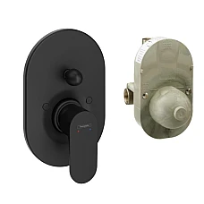 Змішувач прихованого монтажу Hansgrohe Rebris S 72448670 Black Matt