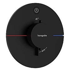 Термостат скрытого монтажа на 1 потребитель Hansgrohe ShowerSelect Comfort S 15553670 Matt Black