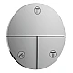 Вентиль для прихованого монтажу на 3 функції Hansgrohe ShowerSelect Comfort S 15558000 Chrome