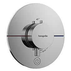 Термостат скрытого монтажа на 1 потребитель и дополнительный выход Hansgrohe ShowerSelect Comfort S 15562000 Chrome