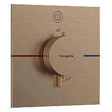 Термостат на 1 потребитель Hansgrohe ShowerSelect Comfort E 15571140 Brushed Bronze
