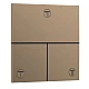 Вентиль для скрытого монтажа на 3 функции Hansgrohe ShowerSelect Comfort E 15573140 Brushed Bronze