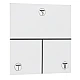 Вентиль для скрытого монтажа на 3 функции Hansgrohe ShowerSelect Comfort E 15573700 Matt White