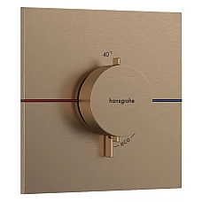 Термостат на 1 потребитель Hansgrohe ShowerSelect Comfort E 15574140 Brushed Bronze