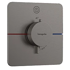 Термостат скрытого монтажа на 1 потребитель Hansgrohe ShowerSelect Comfort Q 15581340 Brushed Black Chrome