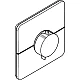 Термостат прихованого монтажу на 1 споживач Hansgrohe ShowerSelect Comfort Q 15588000 Chrome