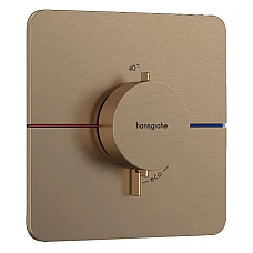 Термостат скрытого монтажа на 1 потребитель Hansgrohe ShowerSelect Comfort Q 15588140 Brushed Bronze