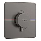 Термостат прихованого монтажу на 1 споживач Hansgrohe ShowerSelect Comfort Q 15588340 Brushed Black Chrome