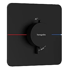 Термостат скрытого монтажа на 1 потребитель Hansgrohe ShowerSelect Comfort Q 15588670 Matt Black
