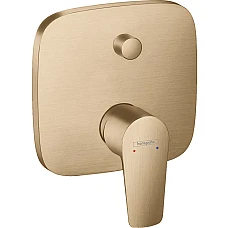 Змішувач прихованого монтажу для ванни/душу із захистом EN1717 Brushed Bronze HANSGROHE TALIS E 71474140