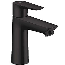 Змішувач для умивальника без донного клапана Matt Black HANSGROHE TALIS E 110 71712670