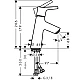 Змішувач для умивальника HANSGROHE TALIS S 80 72010000