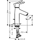 Смеситель для раковины HANSGROHE TALIS S 100 72020000