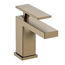 Смеситель для умывальника для холодной воды Hansgrohe Tecturis E 80 73013140 Brushed Bronze