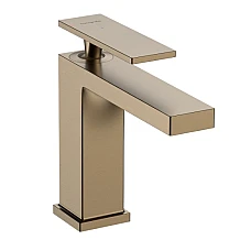 Смеситель для умывальника pop-up Hansgrohe Tecturis E 110 CoolStart 73014140 Brushed Bronze