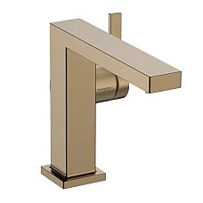 Змішувач для умивальника push-open Hansgrohe Tecturis E 110 CoolStart 73020140 Brushed Bronze