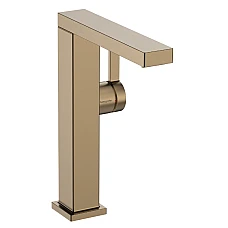 Смеситель для умывальника push-open Hansgrohe Tecturis E 210 Fine CoolStart 73060140 Brushed Bronze