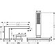 Смеситель для ванны на 3 отверстия Hansgrohe Tecturis E 73443670 Matt Black