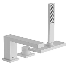 Змішувач для ванни на 3 отвори Hansgrohe Tecturis E 73443700 Matt White