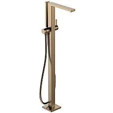 Змішувач для ванни підлоговий Hansgrohe Tecturis E 73445140 Brushed Bronze
