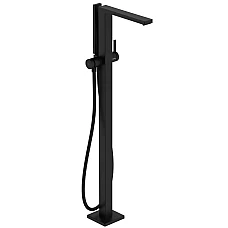 Змішувач для ванни підлоговий Hansgrohe Tecturis E 73445670 Matt Black