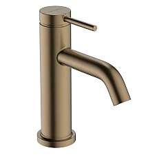 Смеситель для умывальника pop-up Hansgrohe Tecturis S 80 CoolStart 73302140 Brushed Bronze