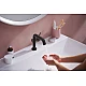 Змішувач для умивальника push-open Hansgrohe Tecturis S 110 Fine CoolStart 73320670 Matt Black