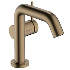 Змішувач для умивальника Hansgrohe Tecturis S 110 Fine CoolStart 73321140 Brushed Bronze