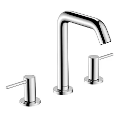 Змішувач для умивальника на 3 отвори push-open Hansgrohe Tecturis S 150 73330000 Chrome