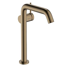 Смеситель для умывальника push-open Hansgrohe Tecturis S 240 Fine CoolStart 73370140 Brushed Bronze