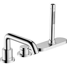 Змішувач для ванни на 3 отвори Hansgrohe Tecturis S 73447000 Chrome