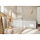 Смеситель для ванны на 3 отверстия Hansgrohe Tecturis S 73447700 Matt White