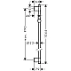 Душевая штанга Chrome Hansgrohe Unica Varia 27356000