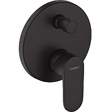 Смеситель скрытого монтажа для ванны/душа верхняя часть Matt Black HANSGROHE Vernis Blend 71466670