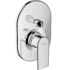 Смеситель скрытого монтажа для ванны/душа, верхняя часть 200 Chrome HANSGROHE Vernis Shape 71458000