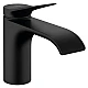 Смеситель для умывальника с донным клапаном pop-up Matt Black HANSGROHE Vivenis 80 75010670